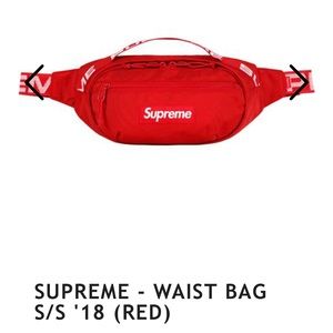 SOLD ‼️💥NWT- Red Supreme Waist Bag
